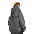 Spring Suede Hoodie Couple'S Hooded Sweatshirt Black 3Xl