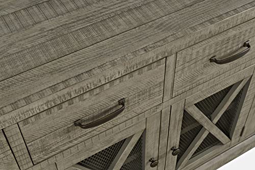 Rustic Pine Four Drawer Sideboard Buffet Server V65004