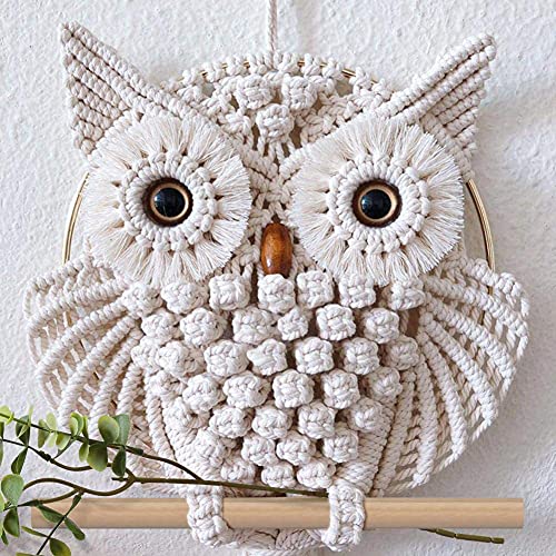 Macrame Wall Hanging, Bohemian Hand Woven Tapestry for Home Decor S37870