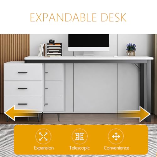Desk with Storage Drawer, Home Office Study Table K853769