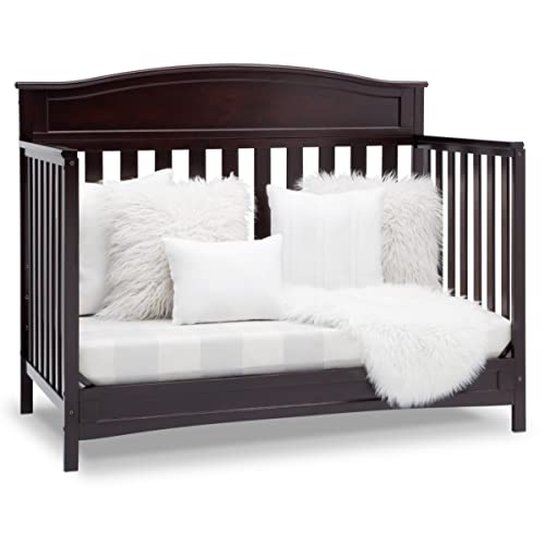 4-in-1 Convertible Baby Crib, White A782