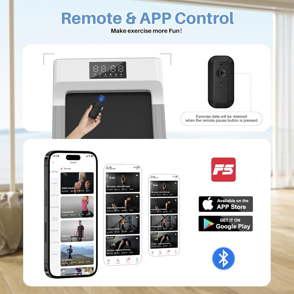 Under Desk Treadmill with Remote Control LED Display P661