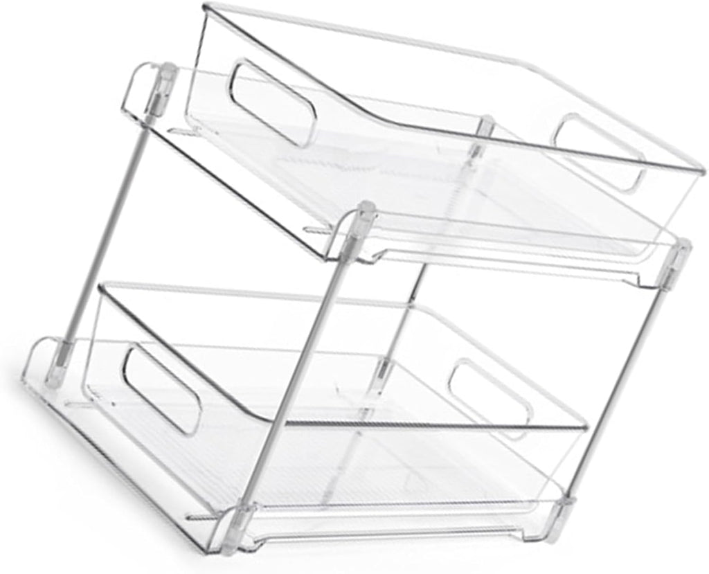 Under Sink Organizer 2-Tier Slide-Out Storage Rack A284875