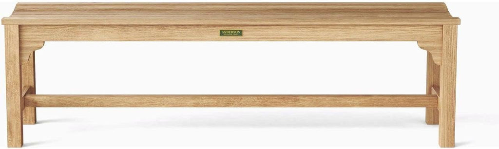 Teak 3-Seater Backless Bench D443
