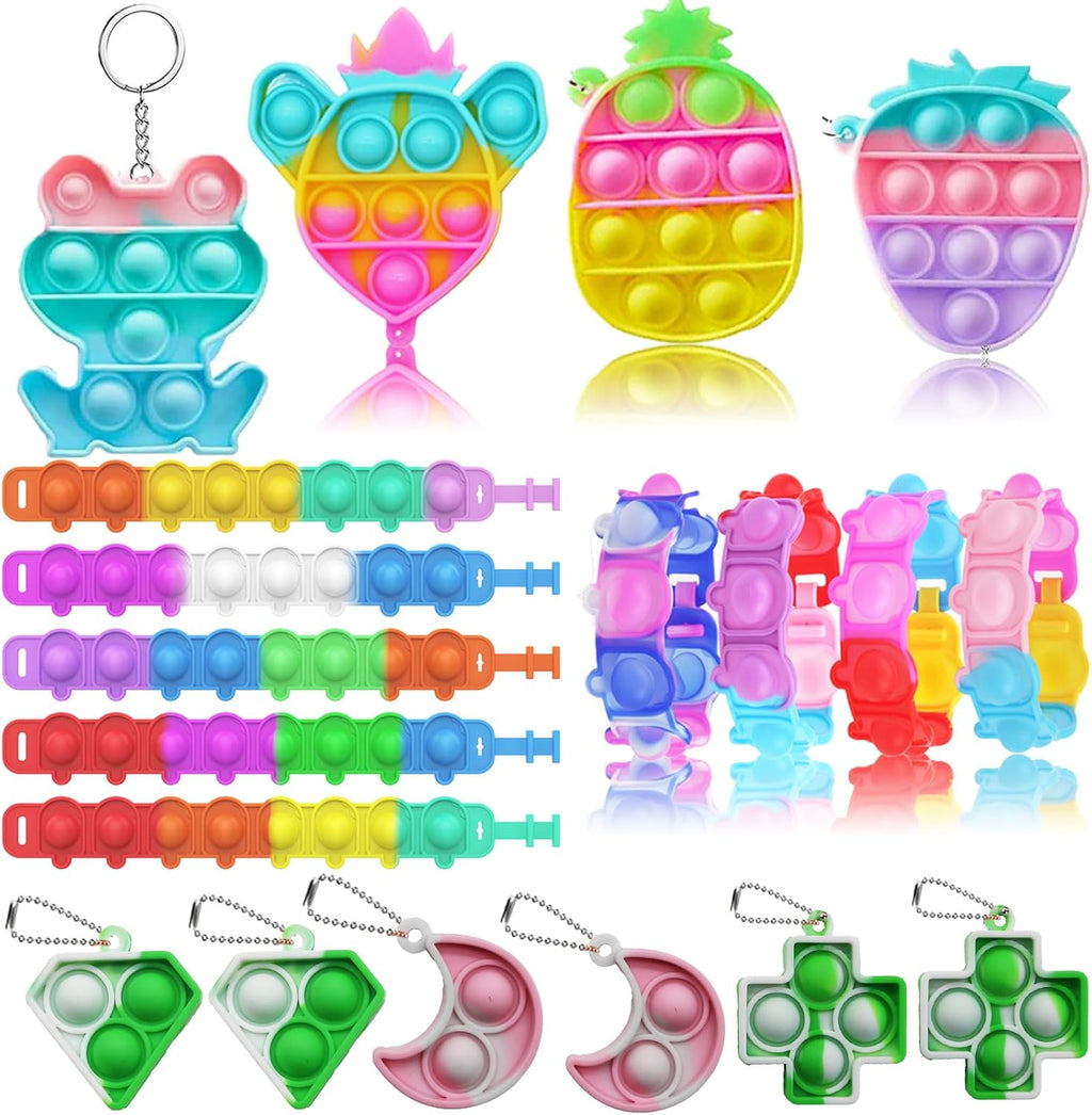 104 Pack Party Favors for Kids, Treasure Box Toys for Classroom Prizes, Pinata Filler N621219