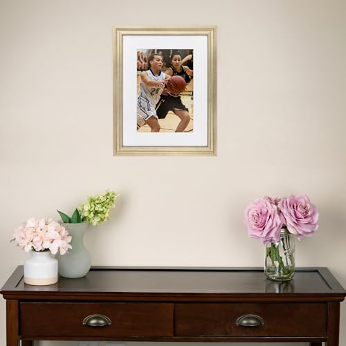 9x12 inch Muted Prosecco Gold Picture Frame O306