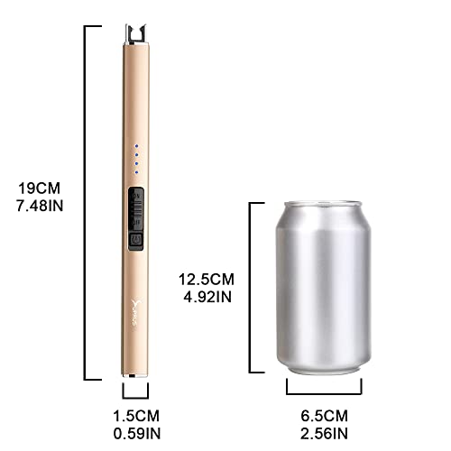 Electric Arc Lighter USB Rechargeable Windproof Flameless with Safety Lock I342