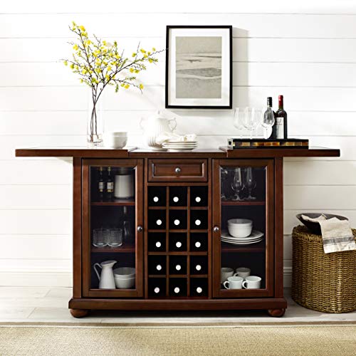 Sliding Top Bar Cabinet - Black X1250