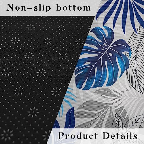 Kitchen Mats for Floor, Non-Slip Area Runner Rug Set of 2, 17x30 and 17x47 Inch C97007