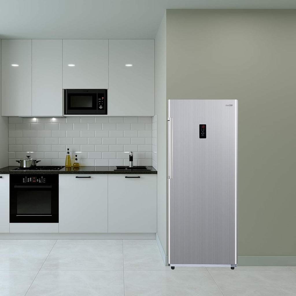 Upright Freezer Convertible Garage Ready 28in Wide 110V Stainless P11832
