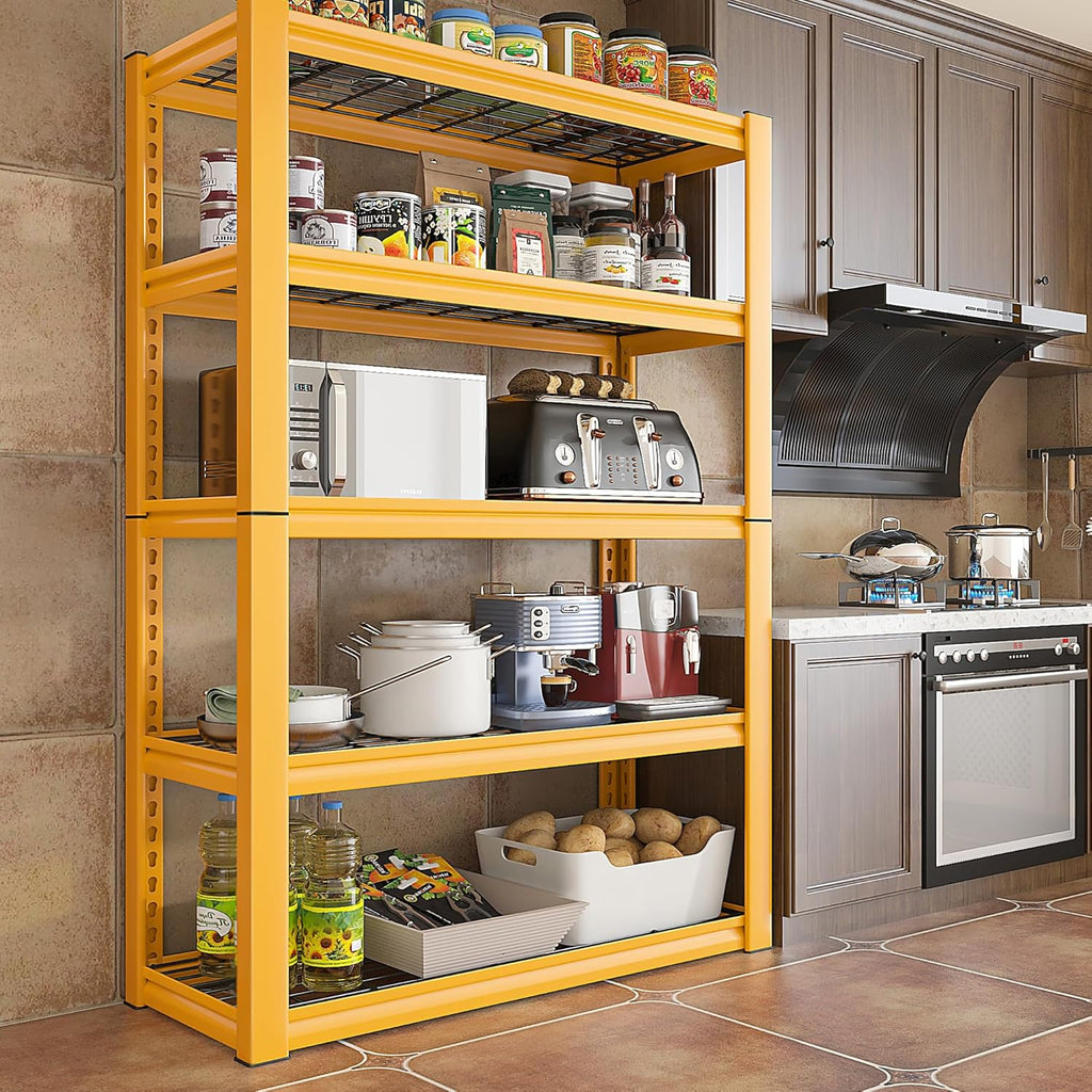 Heavy Duty 5-Tier Garage Shelving Unit, Adjustable Metal Storage Rack W740935