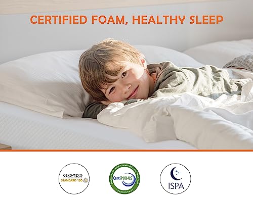 Gel Memory Foam Queen Mattress, 5 Inch Cooling Mattress Pad, Bed-in-a-Box A437343