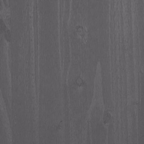 Sideboard Light Gray Solid Wood Pine with Storage B121