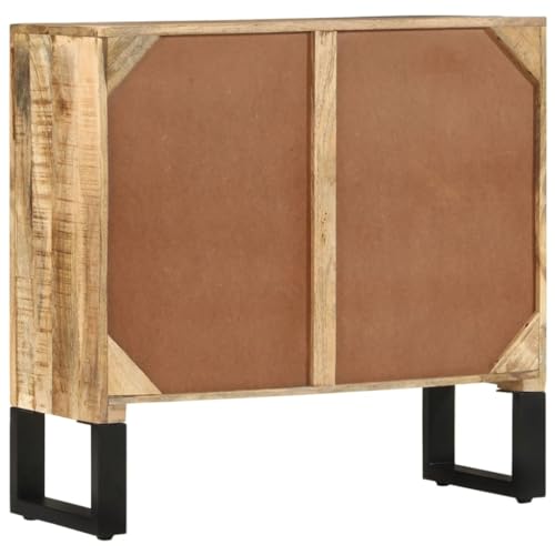 Solid Wood Mango Sideboard with Storage for Living Room Dining Room Q669372