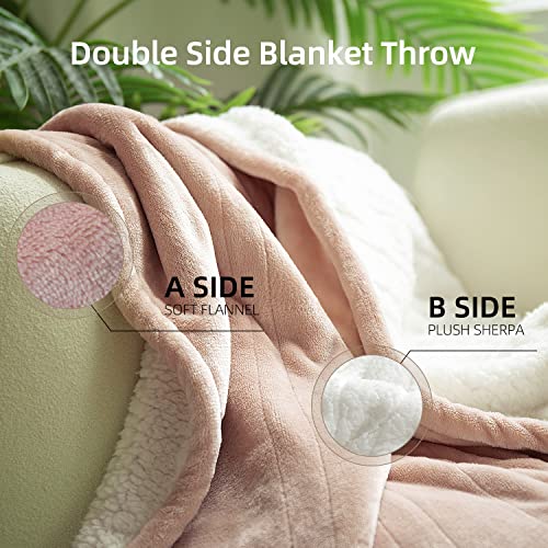 Heated Blanket Electric Throw 50x60, Soft Plush with 4 Heating Levels P883523