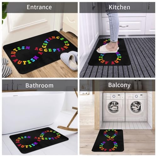 Neurodiversity Infinity Symbol Soft Area Rug Non Slip Carpet Y35643