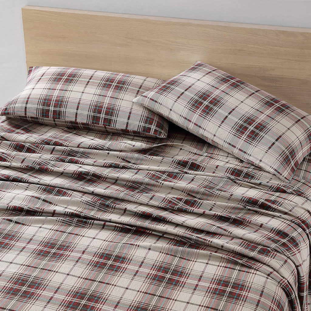 Queen Flannel Sheets, Brushed for Extra Softness C363329