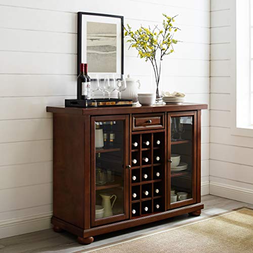 Sliding Top Bar Cabinet - Black X1250