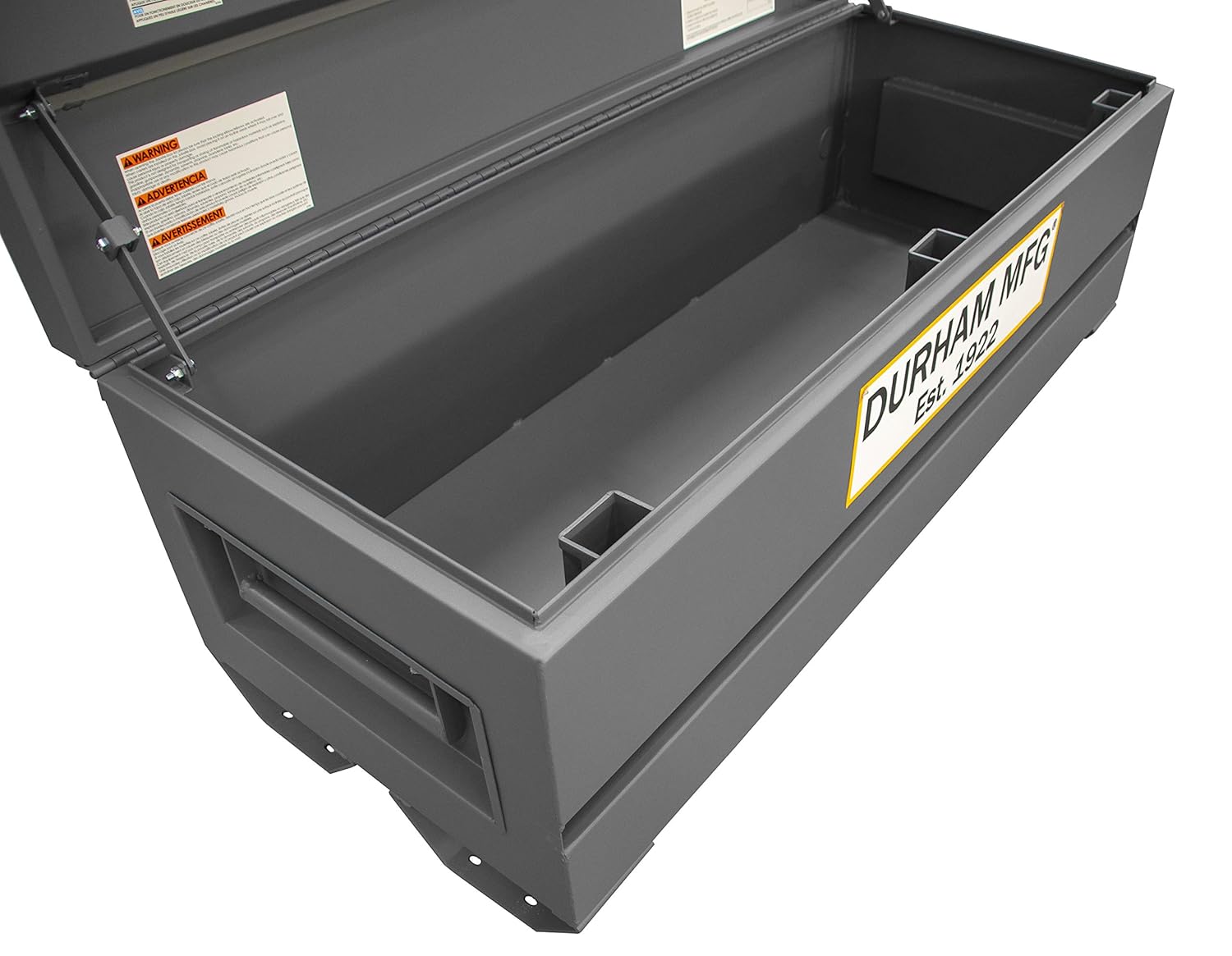 Jobsite Storage Box, 20 cu ft, Steel, Gray Y443