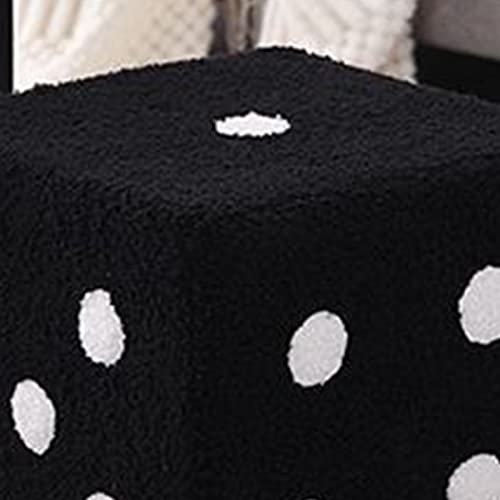 Dice Foot Rest Stool Cube for Living Room Bedroom Office E95259