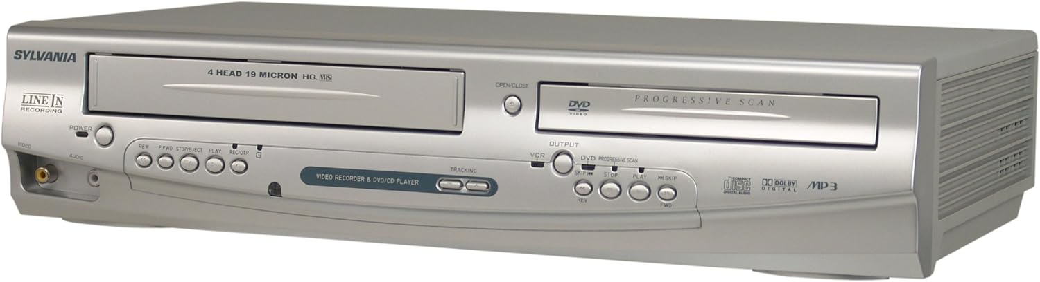 Dual Deck DVD Player VCR Combo S474