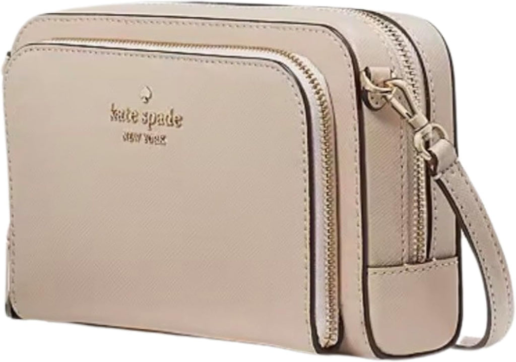 Warm Beige Dual Zip Around Crossbody K76851
