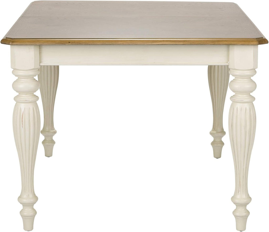 7 Piece Rectangular Table Set, White G25572