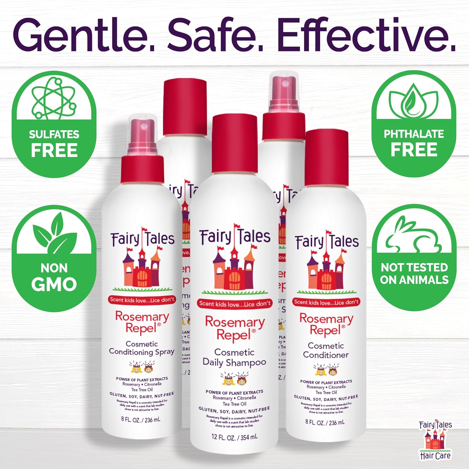 Rosemary Repel Daily Kids Shampoo & Conditioning Spray Duo W183537