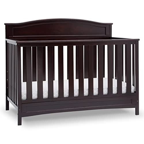 4-in-1 Convertible Baby Crib, White A782