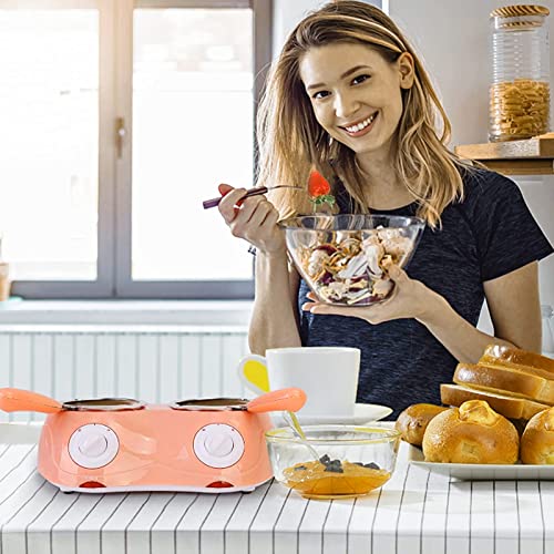 Chocolate Melting Pot, Mini Electric Fondue Pot Kit for Cheese, Butter, Candy & Candle Making X186254