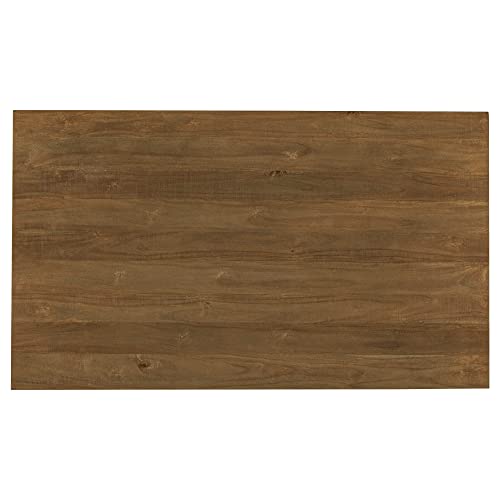 Wood Kitchen Dining Table Set for 6 with Bench and Chairs J844389