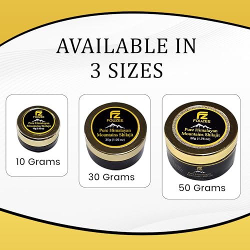 Pure Himalayan Shilajit Resin with Fulvic Acid, 10 Grams N8658