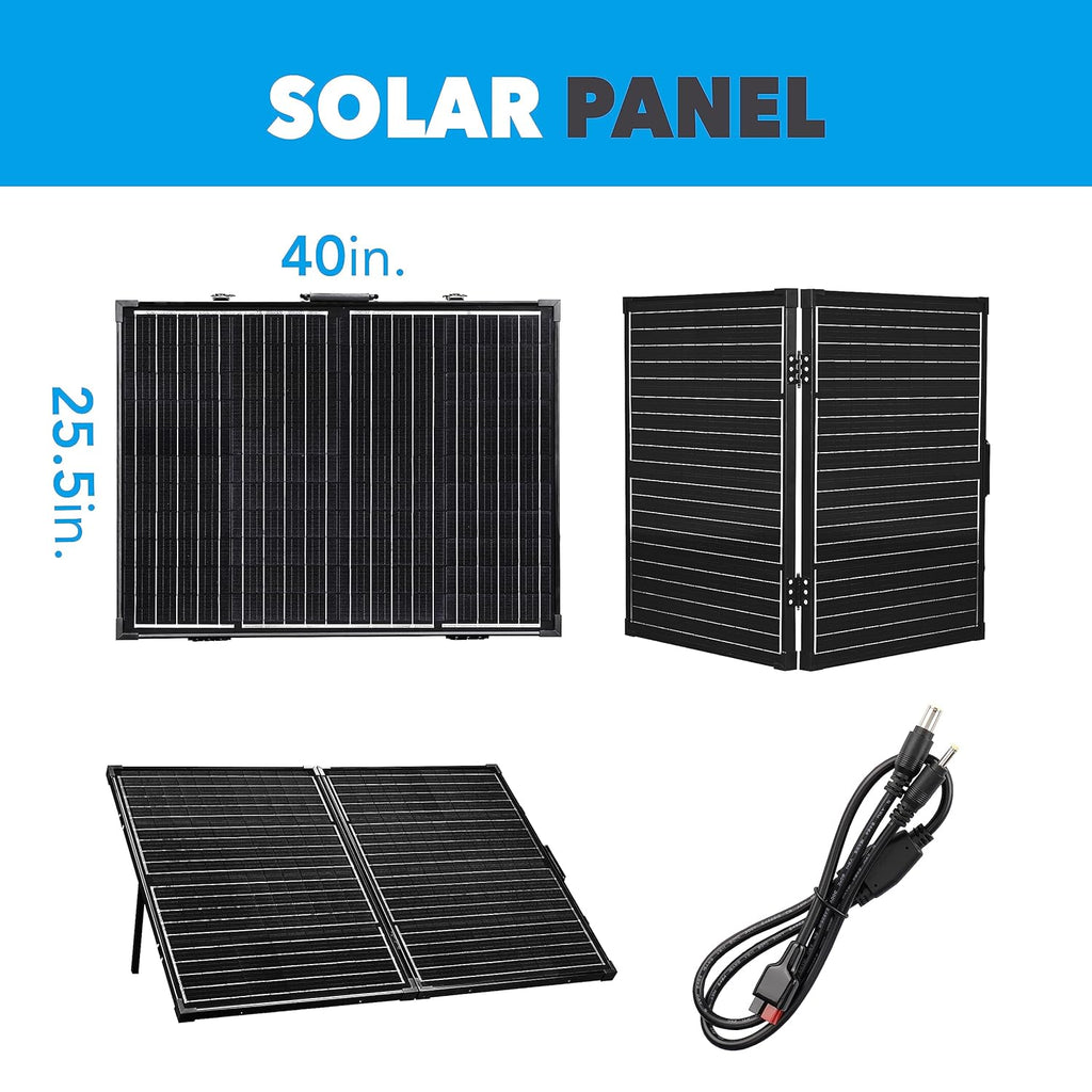 100W 24V Portable Solar Panel for Power Station and RV Z787