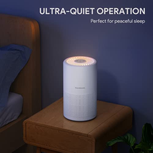 H13 True HEPA Air Purifier for Bedroom with Night Light, 2 Pack T103