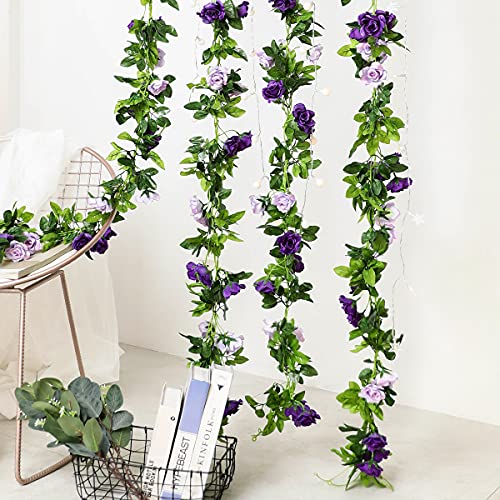 2pcs Artificial Eucalyptus and Peonies Flower Garland for Wall Hanging Decor L87129