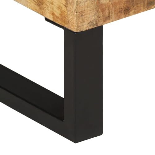 Solid Wood Mango Sideboard with Storage for Living Room Dining Room Q669372
