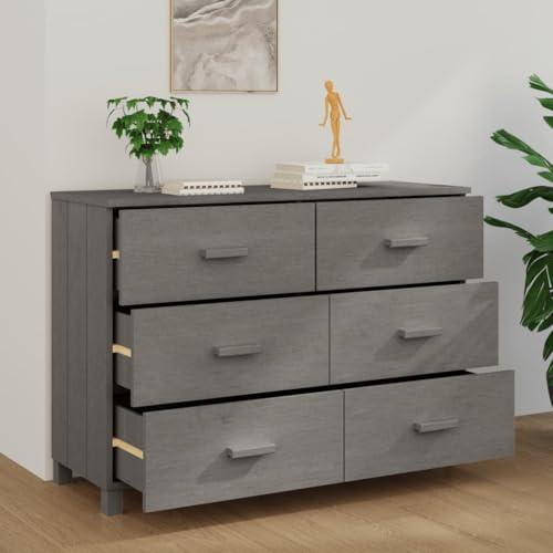 Solid Wood Pine Sideboard with Storage and Display Space H37533
