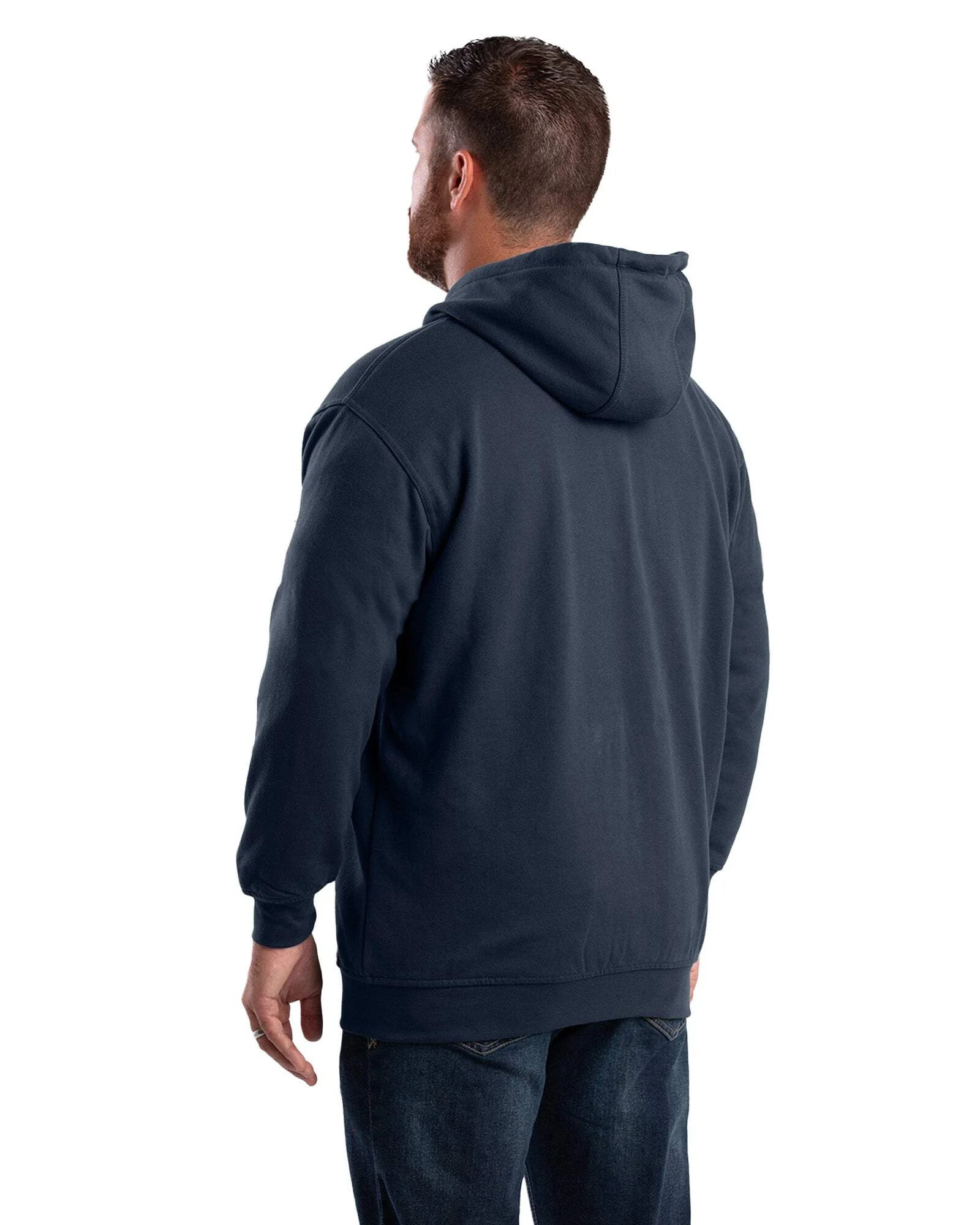 Thermal-Lined Full-Zip Hooded Sweatshirt V811888