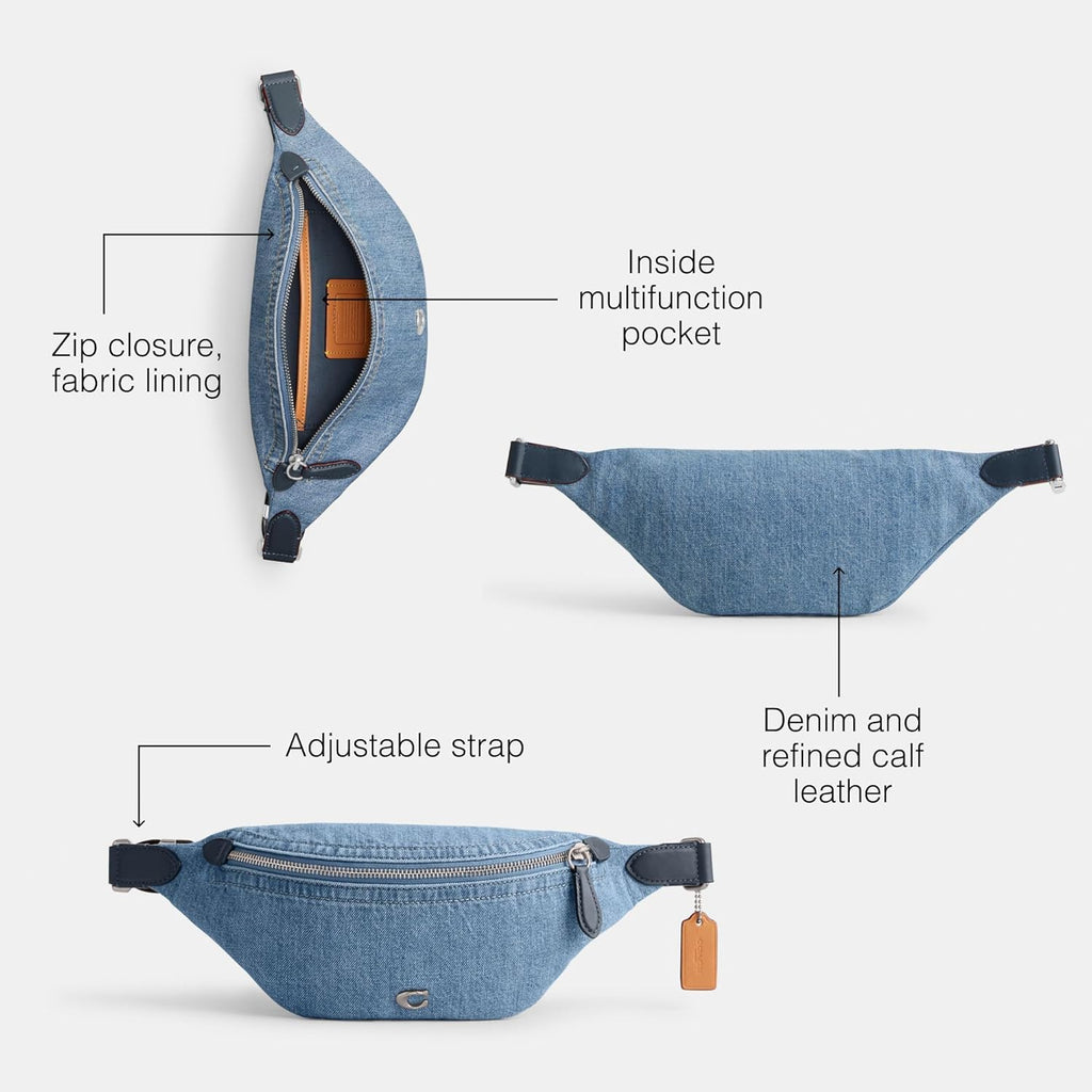 Indigo Denim Belt Bag G7843