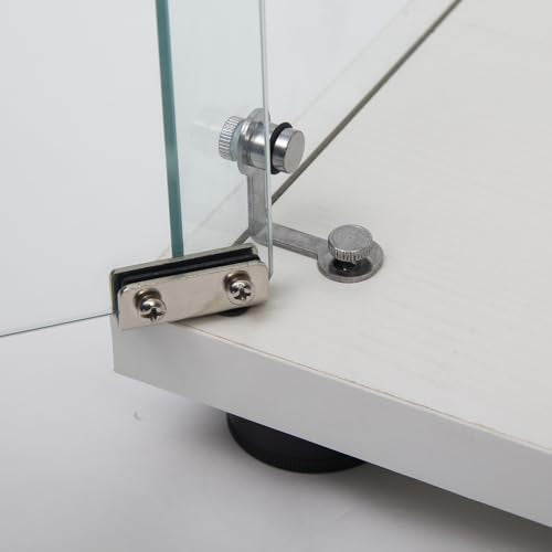 Glass Display Cabinet with Double Door Locks, Floor Standing S449087