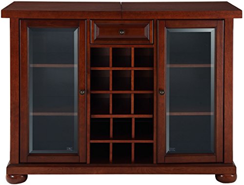 Sliding Top Bar Cabinet - Black X1250