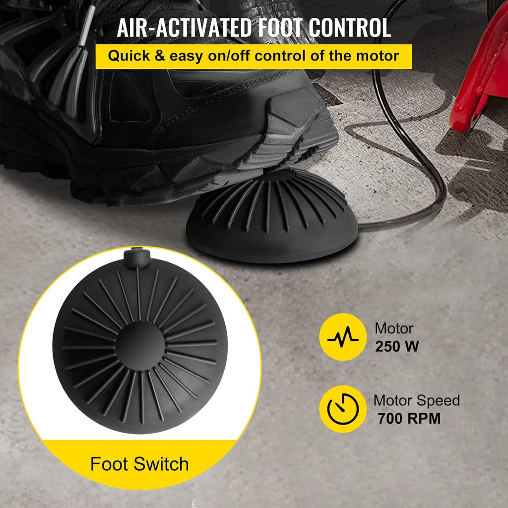 50 ft x 1/2 inch Drain Cleaner Machine for 1 to 4 Inch Pipes with 4 Cutters O730