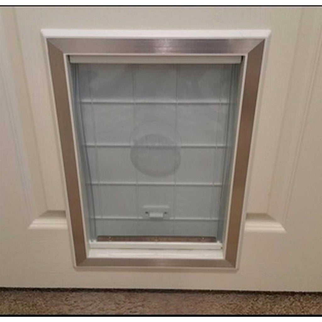 Large Plastic Dog Door with Aluminum Lining R724