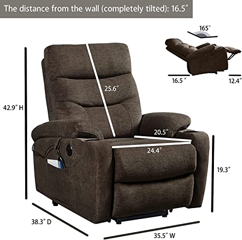 Power Lift Recliner Chair for Elderly with Heat and Massage E26016