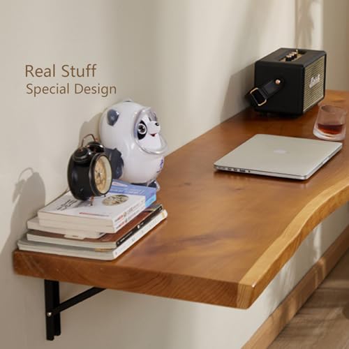 Foldable wall desk for small spaces, solid wood X4228