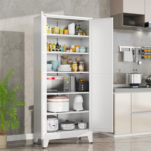 Pantry Storage Cabinet with Adjustable Shelves R2867