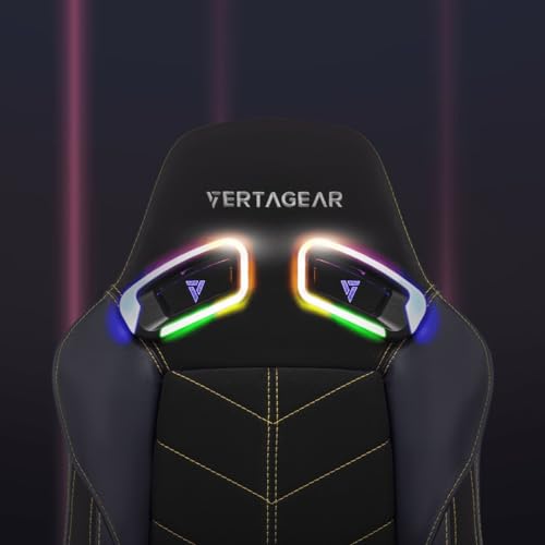 Ergonomic Big & Tall Gaming Chair with Lumbar Support and RGB LED Upgradeable K352