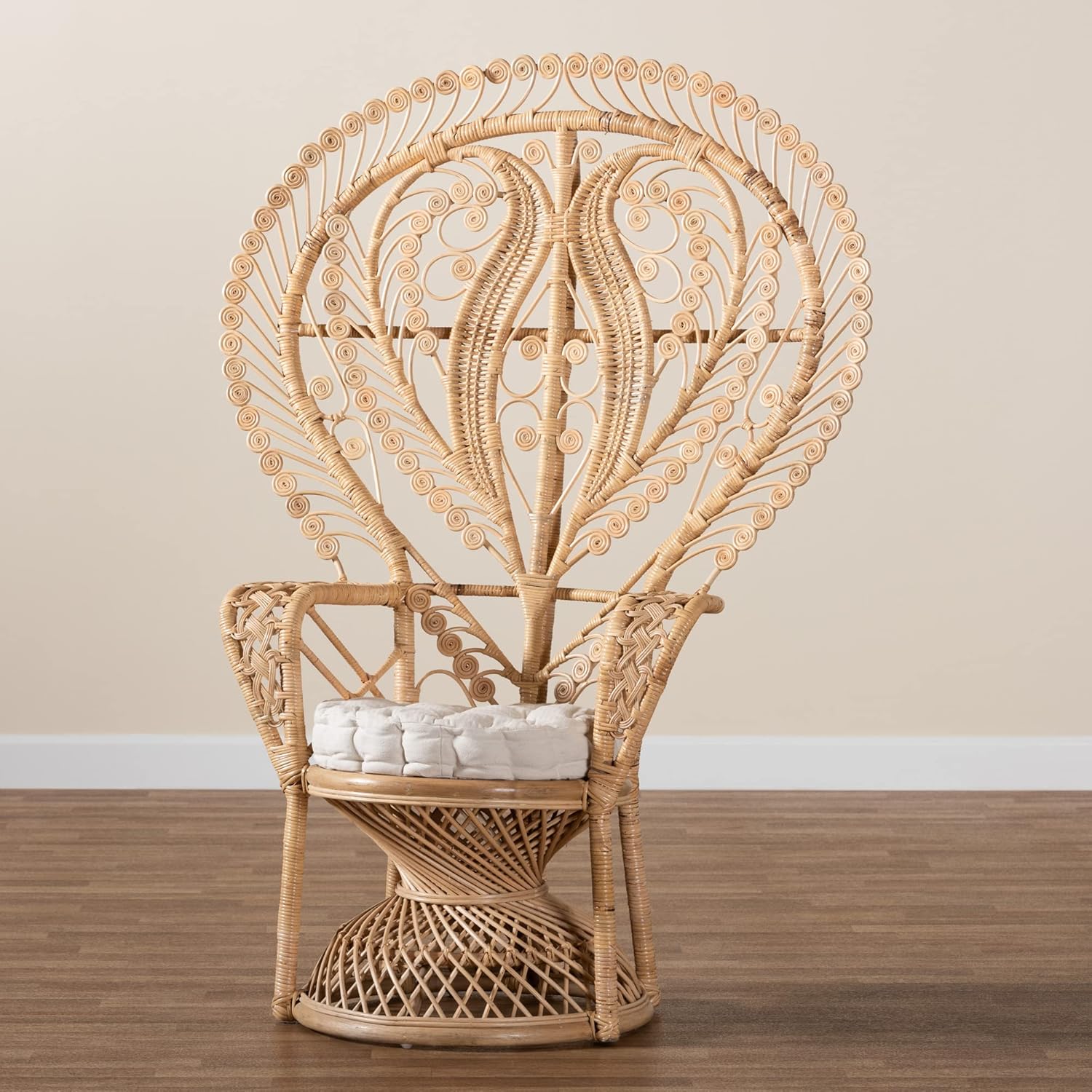 Rattan Peacock Chair, Oversized G5856