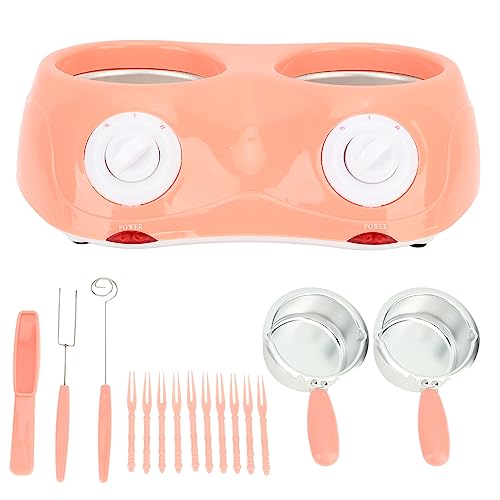 Chocolate Melting Pot, Mini Electric Fondue Pot Kit for Cheese, Butter, Candy & Candle Making X186254