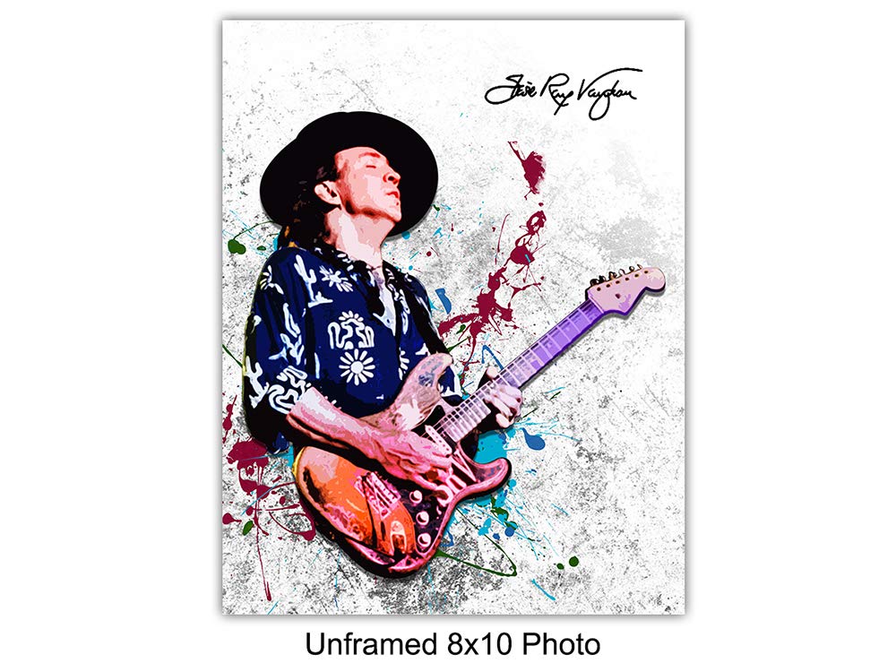 Blues Guitar Wall Art Print Poster Set - 8x10 Unframed Home Decor H30311